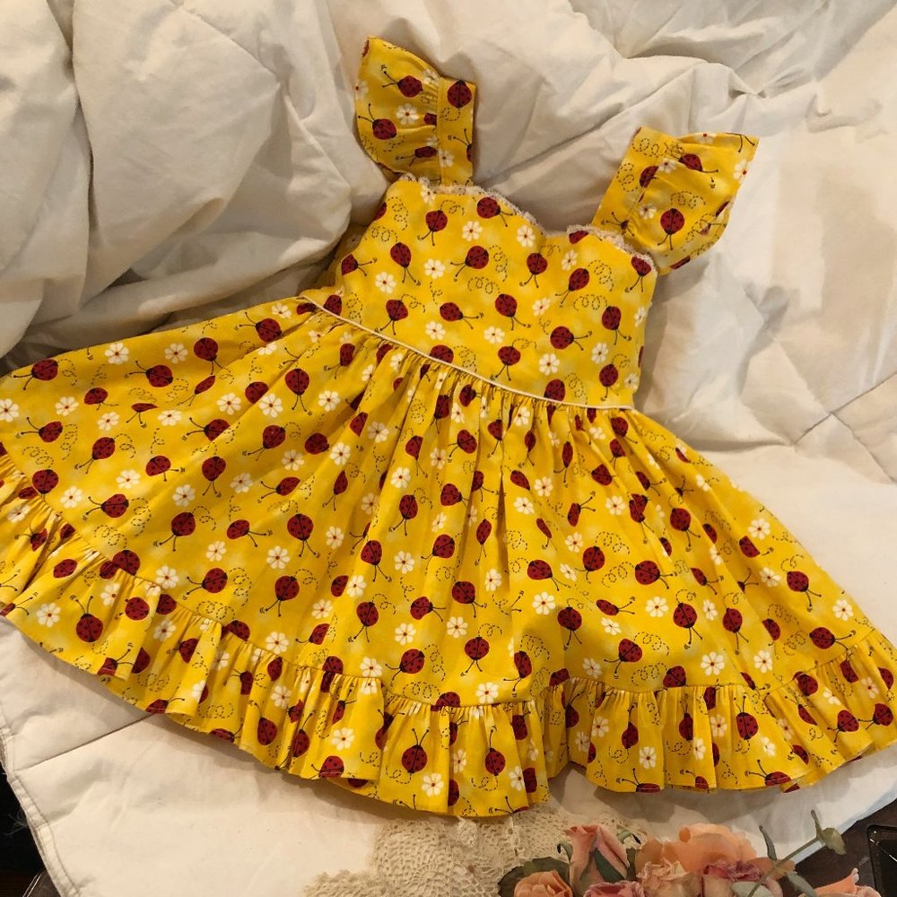 Sweet Ladybug Summer Dress